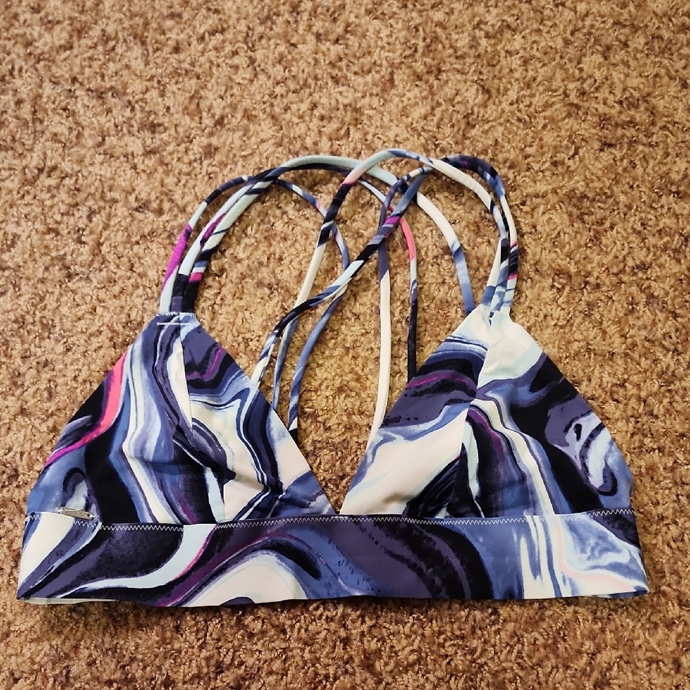 PINK Victoria's Secret Marble Print Bra